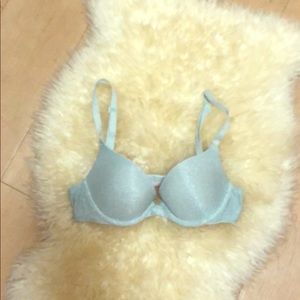 Sparkly light blue wear everywhere push-up bra